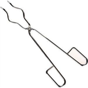 Cleste din otel pentru creuzete, lungime 41 cm, laborator scolar, uz didactic imagine