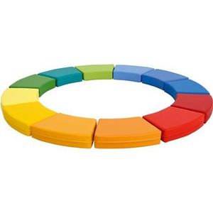 Set 12 pufuri Four Seasons, fiecare 38, 5 x 27, 5 x 8 cm, cresa si gradinita imagine