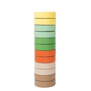 Set 12 pufuri din spuma Nature, 30 cm diam, 8 cm grosime, cresa si gradinita imagine
