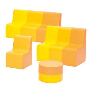 Set mobier din spuma usoara Sunny, 4 piese, cresa si gradinita imagine