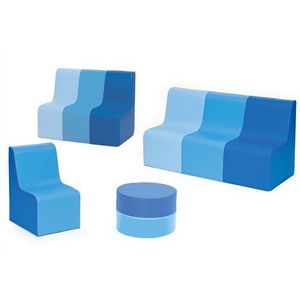 Set mobier din spuma usoara Marine, 4 piese, cresa si gradinita imagine
