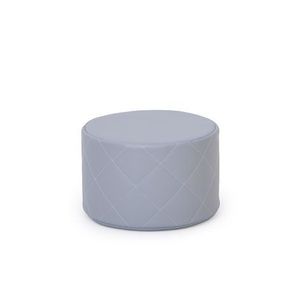 Taburet puf matlasat din spuma, gri deschis, 30x20 cm H, gradinita imagine