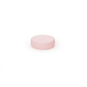 Perna puf rotunda roz deschis, 30 x 8 cm, din spuma densa antideformare, cu baza antiderapanta, pentru uz didactic imagine