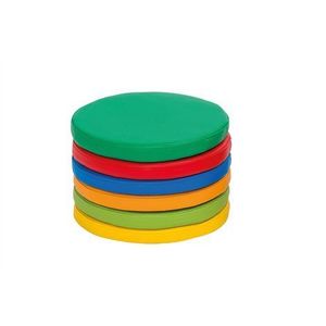 Set 6 pufuri rotunde din spuma Small, 30 cm diam, 3 cm grosime, cresa si gradinita imagine