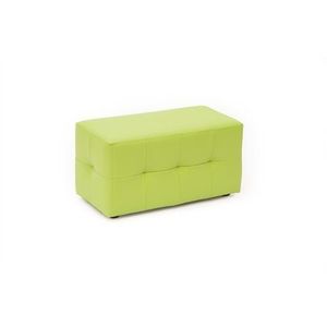 Fotoliu puf tapitat din spuma UPS verde, 30x30x32 cm, gradinita imagine