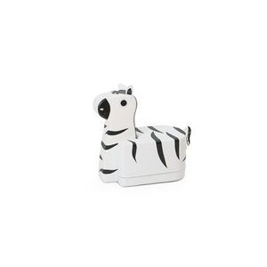 Fotoliu puf din spuma usoara Zebra, 60x60x34 cm, cresa si gradinita imagine