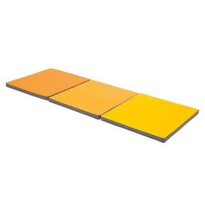 Saltea de gimnastica pliabila Yellow, 180x70x4 cm, cu certificat Oeko-Tex, cresa si gradinita imagine