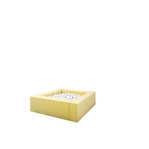 Piscina pentru bile Yellow, 140x140x41 cm, cu certificat Oeko-Tex, cresa si gradinita imagine