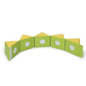 Set 5 pufuri cu oglinzi pentru Tarc de joaca senzorial din spuma Sun, pentru copii mici, cresa si gradinita imagine