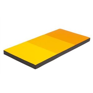 Saltea de gimnastica grosime medie Yellow, 120x60x6 cm, cu certificat Oeko-Tex, cresa si gradinita imagine