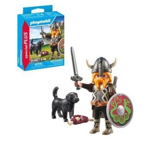 Playmobil - Figurina viking cu caine de paza imagine