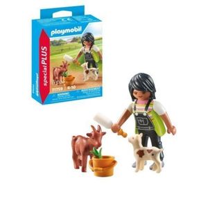 Playmobil - Figurina femeie cu capre imagine