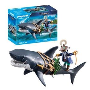 Playmobil - Rechin urias cu pirat Playmobil imagine
