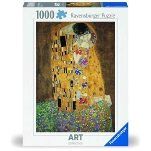 Ravensburger - Puzzle Gustav Klimt sarutul 1000 piese design nou imagine