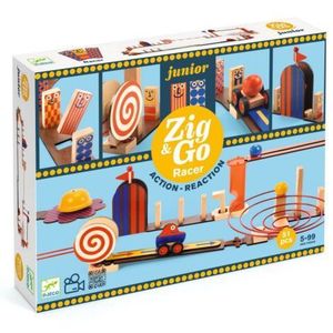Set de constructie trasee Zig & Go Junior, Djeco imagine
