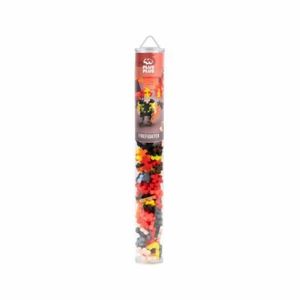 Set constructie Plus-Plus, tub 100 piese, Pompier imagine