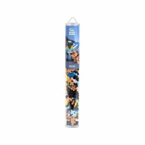 Set constructie Plus-Plus, tub 100 piese, Politist imagine