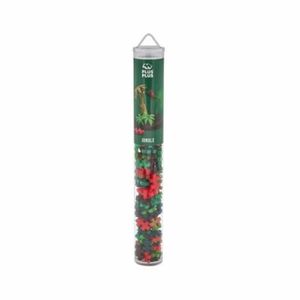 Set constructie Plus-Plus, tub 100 piese, Jungle Mix imagine