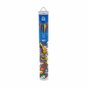 Set constructie Plus-Plus, tub 100 piese, culori standard imagine