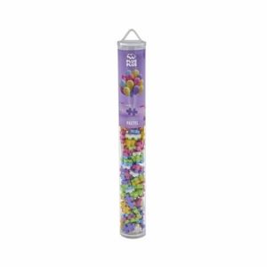 Set constructie Plus-Plus, tub 100 piese, Pastel Mix imagine