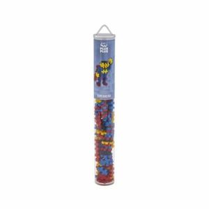 Set constructie Plus-Plus, tub 100 piese, Super erou imagine