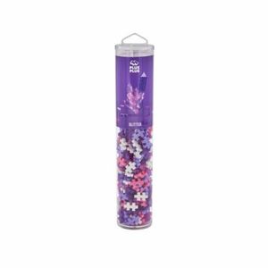 Set constructie Plus-Plus, tub 240 piese, Glitter Mix, culori cu sclipici imagine