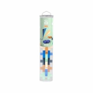 Set constructie Plus-Plus, tub 15 piese mari, culorile brizei imagine