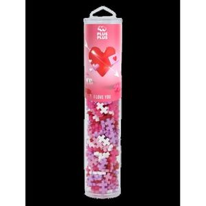 Set constructie Plus-Plus, tub 240 piese, I Love You Mix, culorile iubirii imagine