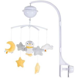 Carusel muzical pentru patut cu proiector Chipolino Penguin imagine