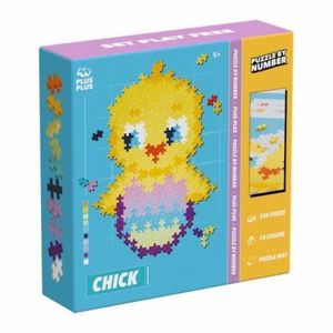 Puzzle pe numere Plus-Plus, 250 piese, Pui imagine