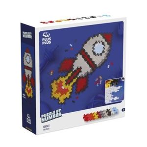 Puzzle pe numere Plus-Plus, 500 piese, Racheta imagine
