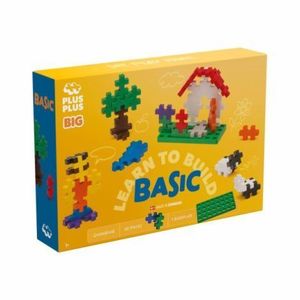 Set constructie Plus-Plus, 60 piese mari, Invata sa construiesti imagine