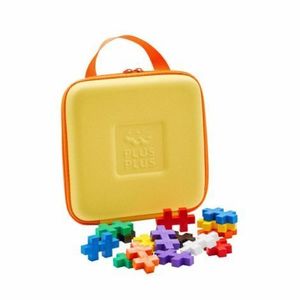 Set constructie Plus-Plus, 15 piese mari, portabil, in geanta cu fermoar imagine