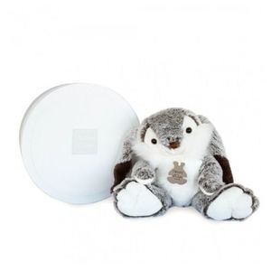 Jucarie moale din plus - Iepurasul Marius, 30 cm, gri imagine
