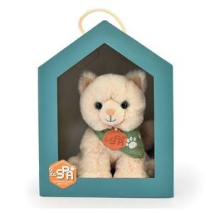 Jucarie moale din plus - Pisica, 16 cm, bej imagine