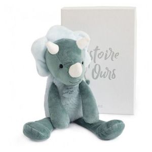 Jucarie moale din plus - Dinozaur, 30 cm, verde imagine