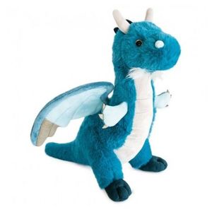 Jucarie moale din plus - Dragon, 25 cm, verde imagine