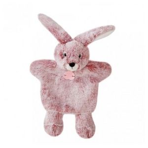 Marioneta Histoire D Ours - iepuras de plus, 25 cm, roz imagine