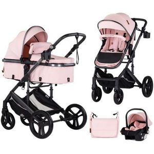 Carucior Chipolino Amore 3 in 1 pink marshmallow imagine