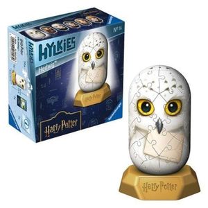 Ravensburger - Puzzle 3D Hylkies Harry Potter mini figurina de colectie Hedwig 54 piese imagine