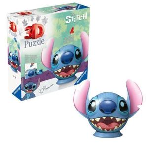 Ravensburger - Puzzle 3D Disney Stitch figurina Stitch cu urechi 72 piese imagine
