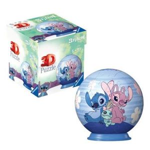 Ravensburger - Puzzle 3D bila Disney Stitch Angel si Stitch 54 piese imagine