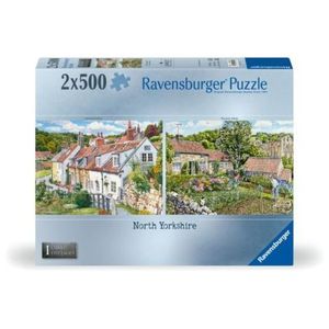 Ravensburger - Puzzle casute cozy din nordul Yorkshire 2x500 piese imagine