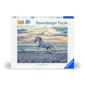 Ravensburger - Puzzle cal pe plaja 500 piese design nou imagine