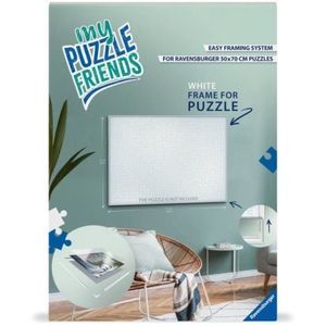 Ravensburger - Rama alba pentru puzzle de 1000 de piese 50 x 70 cm imagine