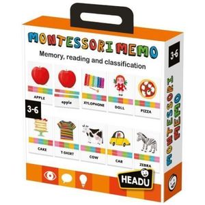 Headu - Joc Montessori memoreaza citeste clasifica 3-6 ani imagine