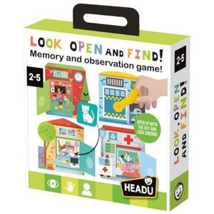 Headu - Joc Montessori observa deschide si gaseste care antreneaza memoria si observatia 2-5 ani imagine
