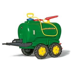 Cisterna Remorca de jucarie pentru tractor cu pedale Rolly Toys - John Deere cu 2 axe RT122752 imagine