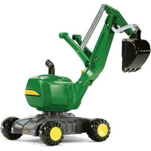 Excavator cu roti pentru copii Rolly Digger 421022 cu licenta John Deere imagine