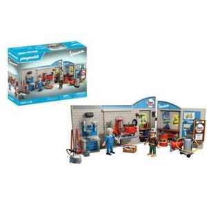 Playmobil - Atelier cu vespa rosie imagine